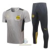 BVB Borussia Dortmund Maglia da Allenamento 2022-23 Grigio Chiaro per Uomo